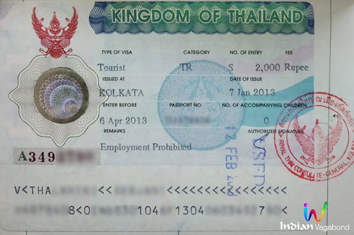 Thailand Free Visa On Arrival Process - Indian Vagabond